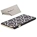 iPhone 6 Plus Case, SGM (TM) Damask Design Pattern Rubber Coating Ultra Slim Fit Hard Hybrid Case Cover for Apple iPhone 6 Plus (5.5) + SGM (TM) Microfiber Cleaning Cloth (Black)…