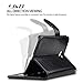 Nexus 6 Case, J&D [Stand View] Nexus 6 Wallet Case [Leather Folio] [Stand Feature] Premium Protective Wallet Case Genuine Leather Case for Goole Nexus 6 (Aqua)