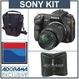 Sony DSLR-A700 a (alpha) Digital SLR Camera Kit with 18-70mm Lens Kit. with 4GB CF Memory Card, Lowepro Holster-Style Case, Digital Memory Case (4)