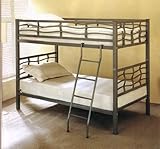 Bunk Bed Dark Silver Wave Collection