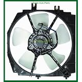 02-03 Protege5 Radiator Fan Assembly Left Driver Side A T Automatic w o Turbo 
