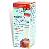 Equate Children's Ibuprofen Pain Reliever/Fever Reducer, Oral Suspension, Berry Flavor 4 Oz