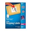 Avery Shipping Labels for Laser Printers with TrueBlock Technology, 3.333 x 4 Inches, White, Box of 600 (5164)