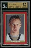 2005 06 Upper Deck BeeHive Jeff Carter Philadelphia Flyers Hockey Rookie Card #103 (Red Border) - Professionally graded by Beckett as a BGS 9.5 GEM MINT !