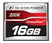SILICONPOWER 200倍速CFカード 16GB  SP016GBCFC200V10の画像
