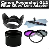Filter Kit For The Canon Powershot G12 Digital Camera (Includes Necessary L ....