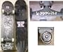 2009 KROWN Skulll Bubbles 7.5"W x 31"L Skateboard RIDE LIKE A KING !!