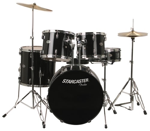 51%2B4xOeSOyL. SL500  Fender Starcaster Drums   Black