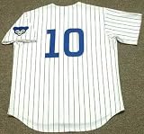 RON SANTO Chicago Cubs 1969 Majestic Cooperstown THROWBACK Home Baseball Jersey, LARGE