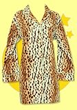 Bedhead Cheetah Blue Flannel Sleepshirt
