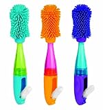 Sassy No Scratch Bottle Brush, Colors May Vary