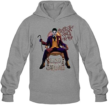 Yisinger Men's The Joker Suicide Squad Pullover Hoodies M