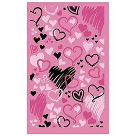Hearts All Over Bowling Towel by