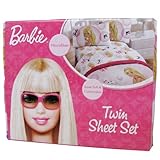 Barbie 3 Piece Twin Sheet Set