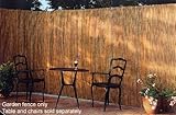 IMAGE OF Garden Fence Reed Peeled and Polished in Natural Bamboo