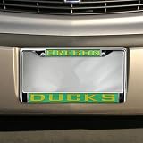 Oregon Ducks Chrome License Plate Frame