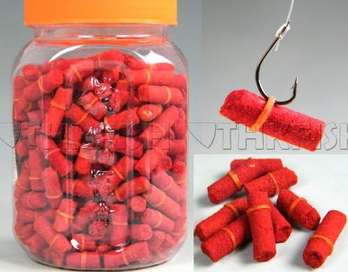 300Pcs in 1 bottle Red Grass Carp Baits Fishing Baits Fishing Lures