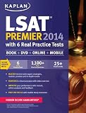 Kaplan LSAT Premier 2014 with 6 Practice Tests: Book + Online + DVD + Mobile