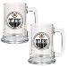 Edmonton Oilers NHL 2pc 15oz Glass Tankard Set- Primary Logo by Great American Products
