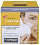 Neutrogena Pure Glow Daily Cleansing Cushions for Normal & Combination Skin 22pk
