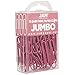 JAM Paper Colorful Jumbo Paper Clips - Large 2 Inch - Pink Paperclips - 75/Pack