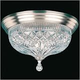 WATERFORD CRYSTAL BEAUMONT CEILING FIXTURE SILVER LUNA