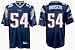 Tedy Bruschi New England Patriots #54 Authentic Reebok NFL Football Jersey (Blue)