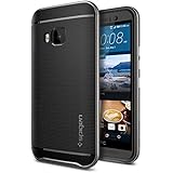HTC One M9 Case, Spigen&reg; [Neo Hybrid] METALLIZED BUTTONS [Gunmetal] Bumper Style Premium Case Slim Fit Dual layer Protective Cover for HTC One M9 (Hima) (2015) - Gunmetal (SGP11389)