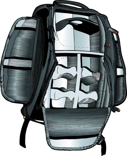 Case Logic SLRC-4 SLR and Computer Backpack (Black)