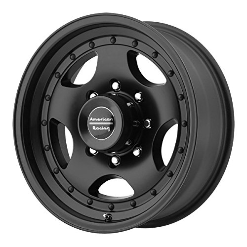 American Racing AR23 16x8 Black Wheel / Rim 8x170 with a 0mm Offset and a 130.8 Hub Bore. Partnumber AR236870B