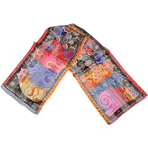 Laurel Burch Laurel Burch Scarves: Indigo Cats