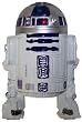 Rock Rebel Accessory Full-Color Enameled R2-D2 Belt-buckle