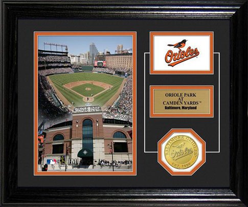 Highland Mint MLB Baltimore Orioles Oriole Park @ Camden Yards Desktop Photo Mint