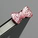 Pink / Earphone jack accessory / Bow Dust Plug / Ear Cap / Ear Jack For iPhone / iPad / iPod Touch / 3.5mm (7232-6)