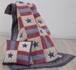 Covington Patriotic Americana Throw Quilt