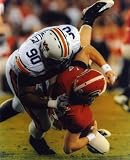 NICK FAIRLEY AUBURN TIGERS 8X10 HIGH GLOSSY SPORTS ACTION PHOTO (O)