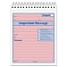 Adams While You Were Out Pad , 4 x 5.5 Inch, Spiral Bound, 2-Part, Carbonless, Pink and Canary (SC9711D)