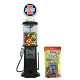 Illinois Fighting Illini NCAA Black Retro Gas Pump Gumball Machine