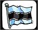 Decorated Mouse Pad with Botswana, International, 