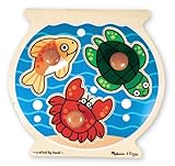 Melissa & Doug Deluxe Fish Bowl Jumbo Knob Puzzle