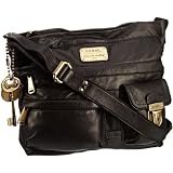 Fossil Jenner-Top Zip Sac bandoulière femme - Cuir