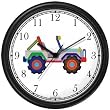 Jeep Wall Clock by WatchBuddy Timepieces (Black Frame)