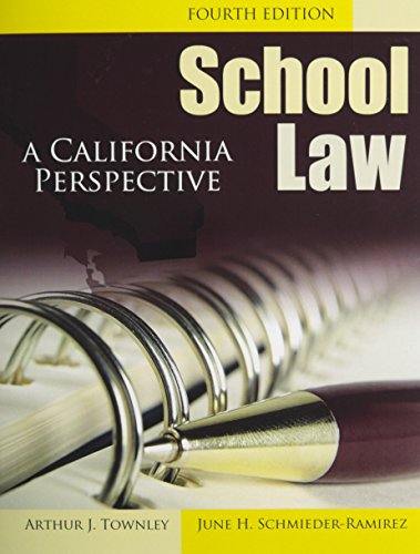 School Law: A California Perspective w/ CD