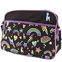 Babycham Rainbow Stripe Flight Bag - One Size - Multi - Fabric