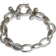 Tennis Bracelet Sterling Silver Jewelry Indian Gifts 8.5 inches (brclt223b)