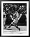 New York Yankee Player Yogi Berra Catching a Ball During a 1958 World Series Game Framed Art Poster Print by Francis Miller, 39x49