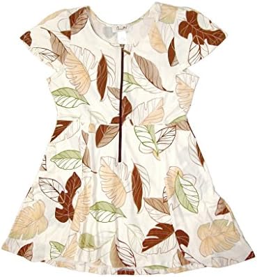Chanceful Women's Vintage Fit and Flare Spring Garden Cap Sleeve Picnic Dress Large Beige