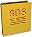 Aurora 13086 3-Inch Capacity Heavy Duty Yellow D Ring SDS Binder