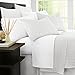 Zen Bamboo Luxury 1500 Series Bed Sheets - Eco-Friendly, Hypoallergenic and Wrinkle Resistant Rayon Derived from Bamboo - 4-Piece - California King - White