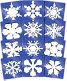 Roylco Super Snowflake Stencils (12 Per Pack)